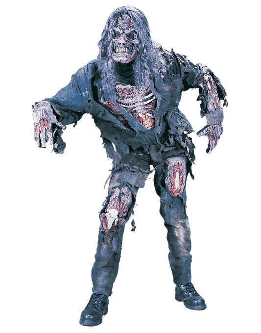 Complete 3D Zombie Adult Costume, Multicolor, Standard