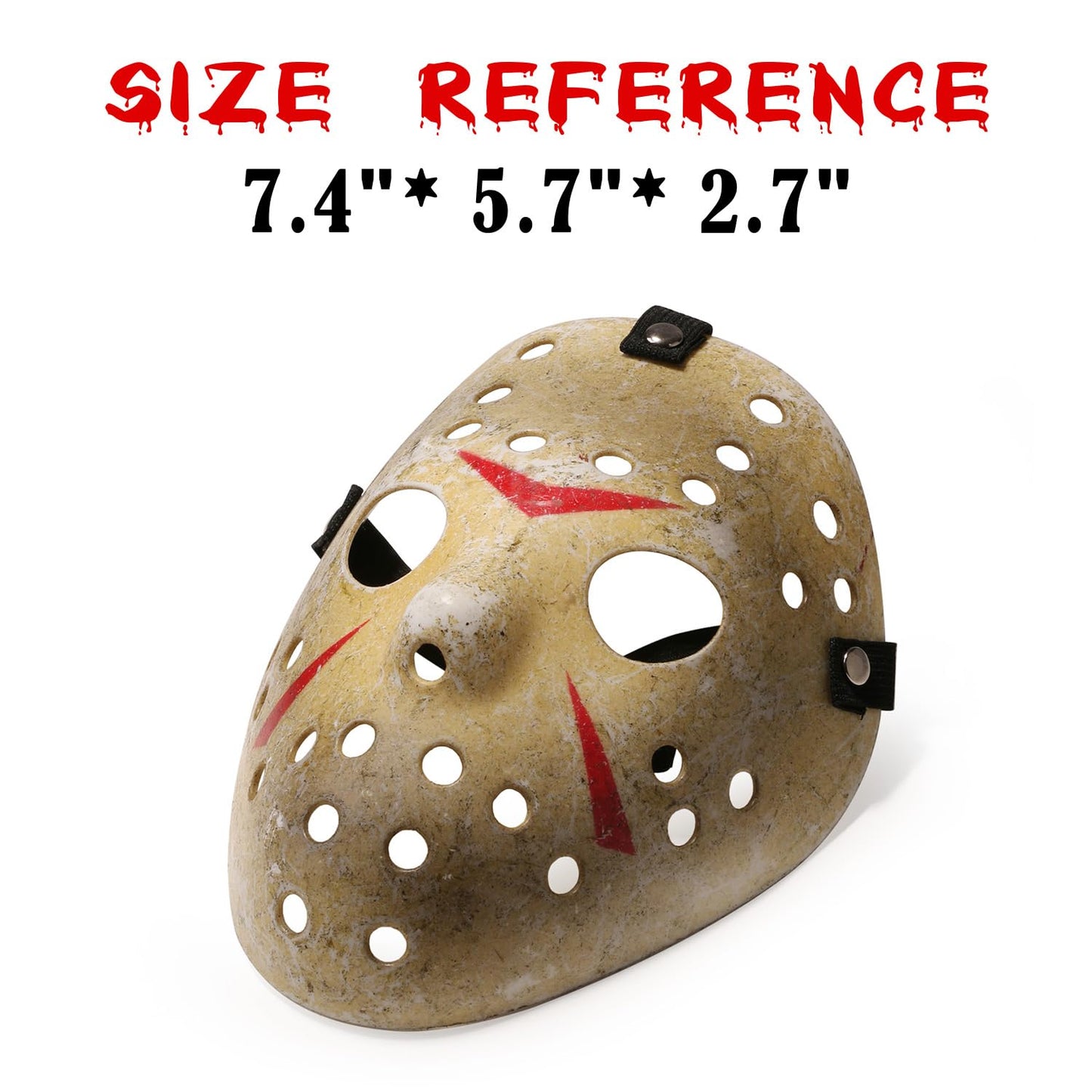 Costume Mask Kid Mask for 3 to 8 Years Old Kids Cosplay Halloween Prop Hockey Party Yellow