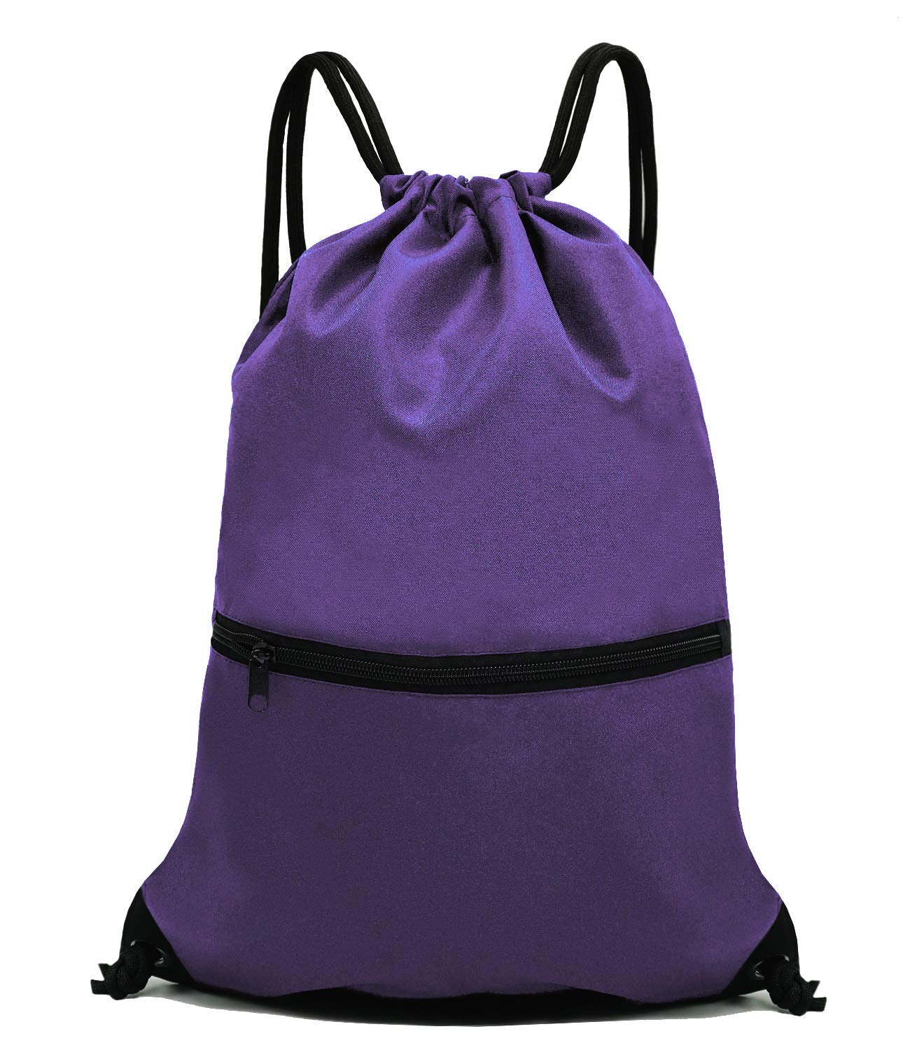 HOLYLUCK Drawstring Backpack Bag Sport Gym Sackpack (purple)