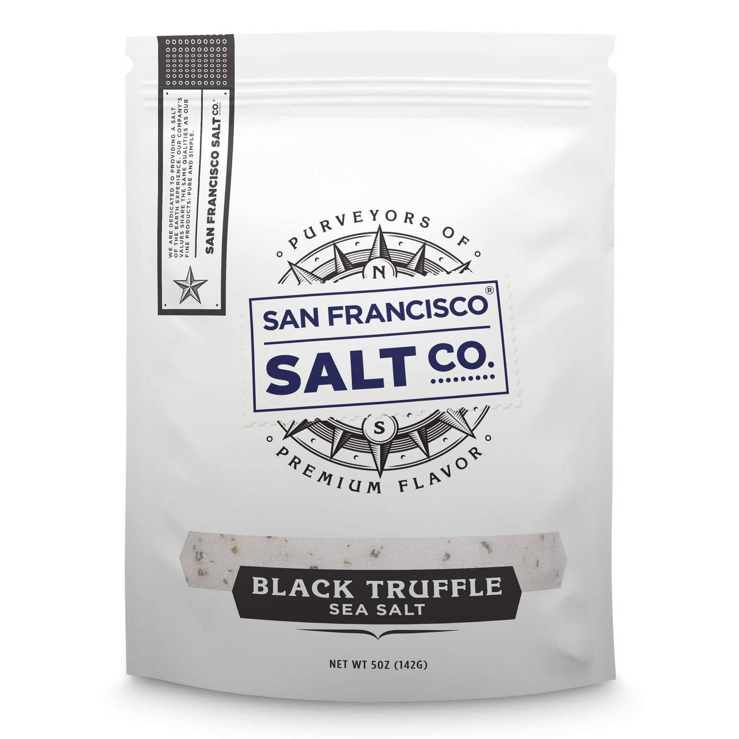 5 oz. Resealable Pouch - Authentic Italian Black Truffle Salt by San Francisco Salt Company