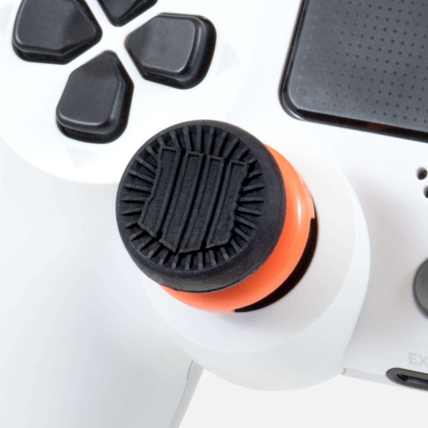 KontrolFreek Call of Duty: Black Ops 4 for PlayStation 4 (PS4) and PlayStation 5 (PS5) | Performance Thumbsticks | 2 High-Rise | Black/Orange