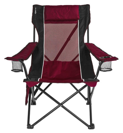 Kijaro Sling Folding Camping Chair - Enjoy the Outdoors in this Outdoor Chair with a Built-In Cup Holders and Side Organizer - Includes a Detachable Pillow – Red Rock Canyon