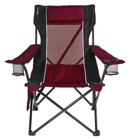 Kijaro Sling Folding Camping Chair - Enjoy the Outdoors in this Outdoor Chair with a Built-In Cup Holders and Side Organizer - Includes a Detachable Pillow – Red Rock Canyon