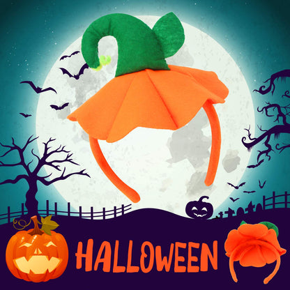 Farochy Halloween Headband Pumpkin Hat Headbands Halloween Pumpkin Headband Pumpkin Headwear Pumpkin Headdress