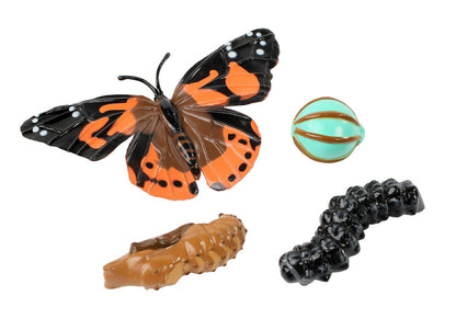 Insect Lore Butterfly Garden with Two Cups of Live Caterpillars, Life Cycle Figurines, English and Spanish Butterfly STEM Activity Journals | 10 Painted Lady Butterfly Baby Caterpillars