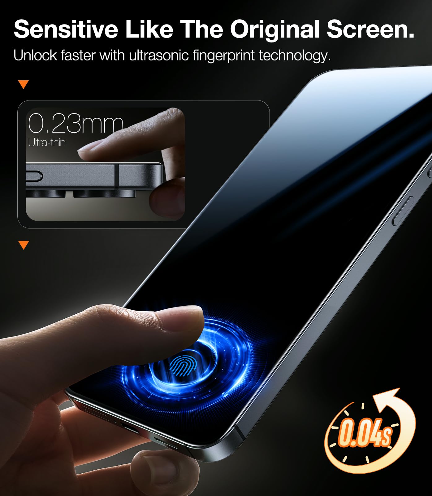 TORRAS Top-Notch Aerospace Glass for Samsung Galaxy S24 Ultra Screen Protector [12Ft Military-Grade Shatterproof] Anti-Scratch Tempered Glass Full Coverage Fit Screen Protector S24 Ultra 6.8" 2-Pack