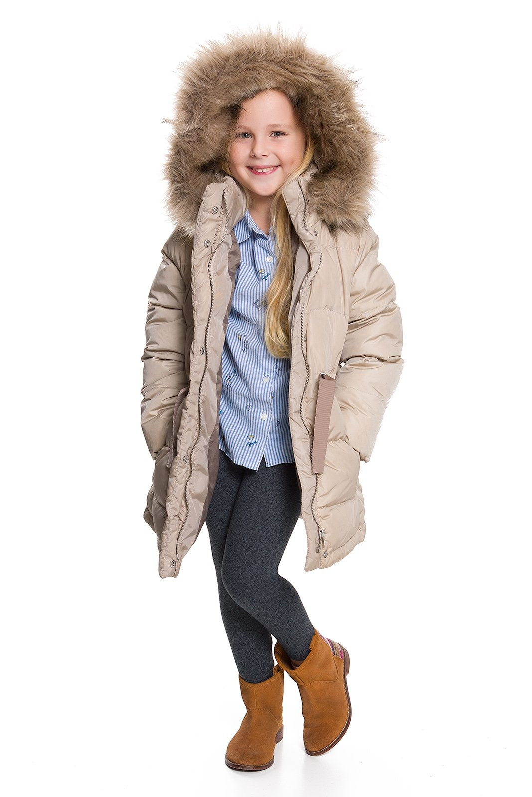 hi!mom Girls Kids Winter Leggings Cotton Winter Warm Leggings Full Length Children's Trousers Thermal Material Kids Leggings Thermal Breathable Kids Leggings Size 1-13 Years