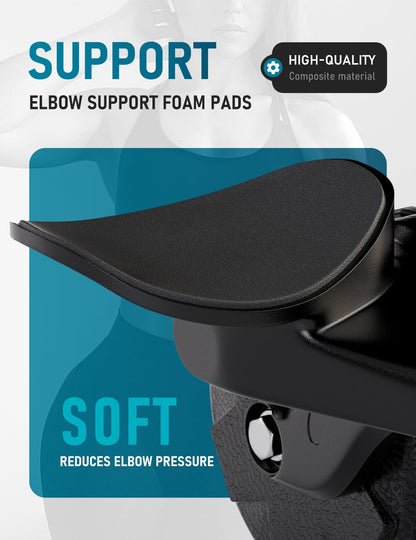 2024 New Ab Roller Wheel with Timer & Knee Mat,Automatic Rebound Abdominal Wheel with Elbow Support Ab Workout Equipment for Strengthening Core Muscles Abs Exercise Roller for Women Men