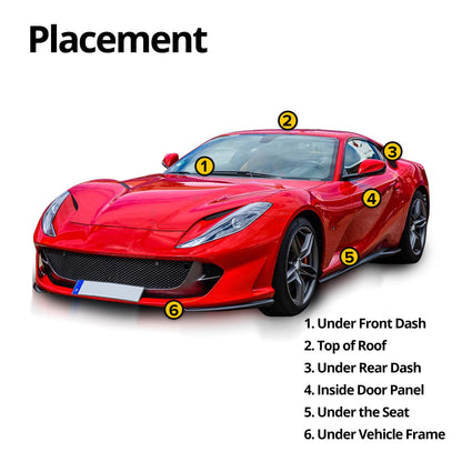 Family1st Portable Automobile GPS Trackers for Vehicles, Cars, Loved Ones, Real Time Tracking App, Up to 30 Days Battery Life, Hidden Tracking for Theft Protection & Subscription Needed.