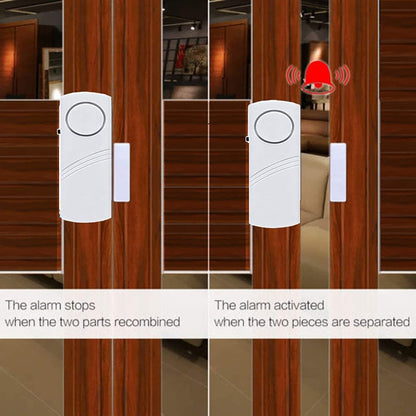 2 Pack Door Alarms for Home Security, Window Door Alarms, Window Alarm Sensors, DIY Protection Burglar Bell Alarm for Home,Office