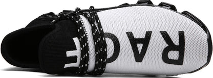 DUORO Men's Slip On Road Running Shoes, Breathable, Lightweight, Comfortable, White, Size 11.5 Wide