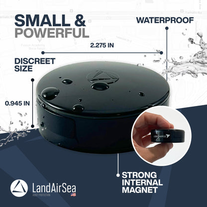 LandAirSea 54 GPS Tracker - USA Manufactured, Waterproof Magnet Mount. Full Global Coverage. 4G LTE Real-Time Tracking for Vehicle, Asset, Fleet, Elderly and More. Subscription is Required.