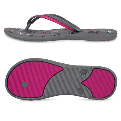 VOVEA Flip Flops For Women Non-Slip Bathroom Shower Shoes Cushion foam Indoor and Outdoor Sandals,Grey US 6