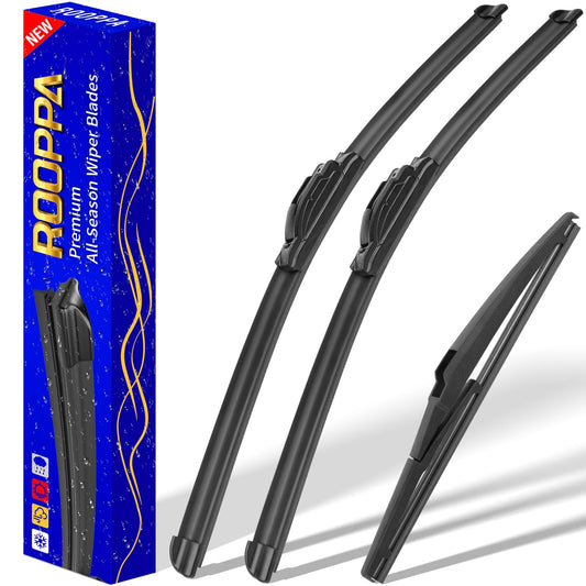 3 wipers Replacement for 2006-2011 Chevy chevrolet HHR, Windshield Wiper Blades Original Equipment Replacement - 18"/18"/11" (Set of 3) U/J HOOK