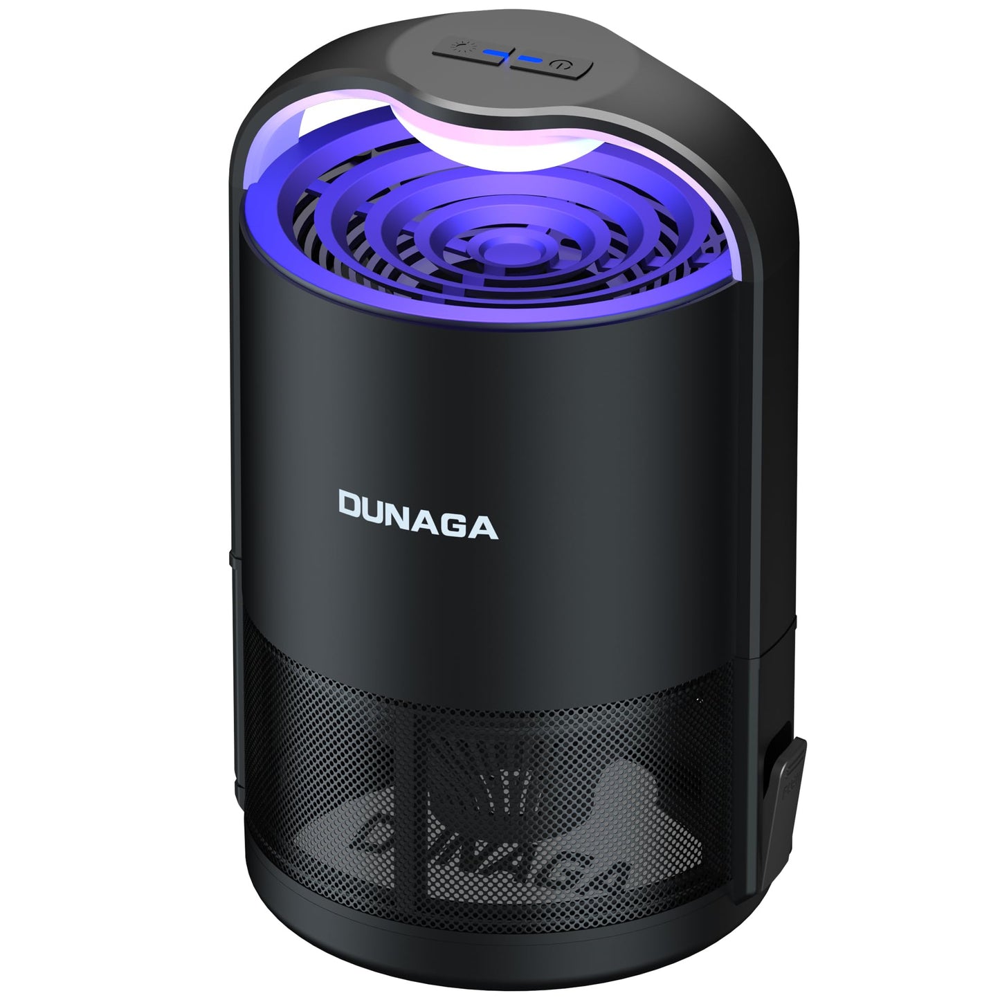 DUNAGA Fly Traps, Fruit Fly Trap Indoor, Gnat Traps, Bug Zapper Indoor,Mosquito Traps with 10 Sticky Glue Boards, Black