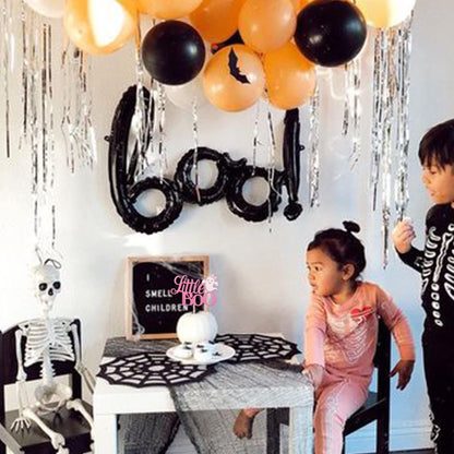 1 Pack Little Boo Halloween Cake Topper Glitter Happy Boo Day Ghost Cake Pick Baby Shower Birthday Happy Halloween Party Cupcake Decoration Supplies Pink