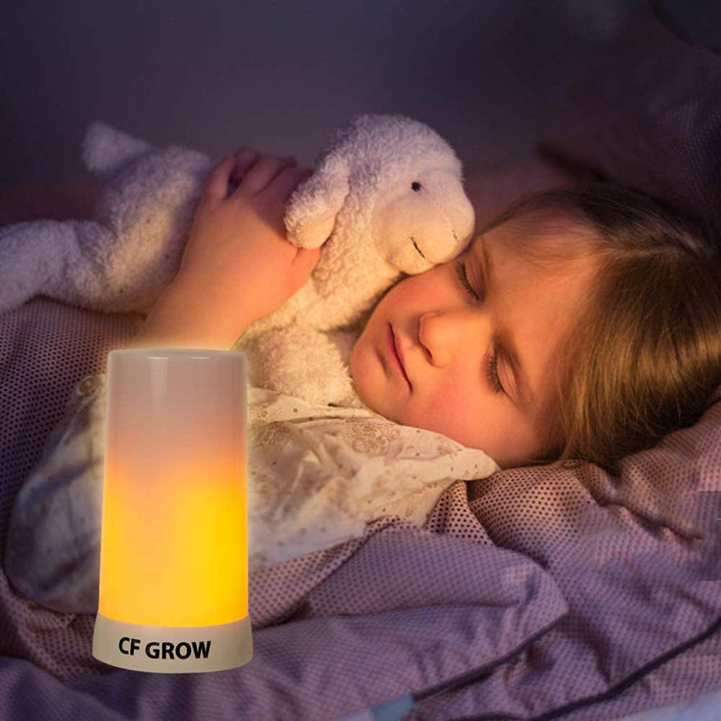 LED Flame Effect Light, USB Rechargeable Outdoor Flame Table Lamp Waterproof Dimmable 4 Modes Lantern with Gravity Sensing Effect IR Wireless Remote&Timer, For Halloween Room Party Bar Decor