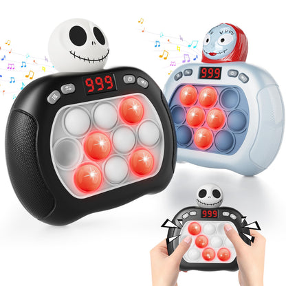 Halloween Pop Game Light Up Fidget Toy,Nightmare Be Christmas Toys for Kids Girls Boys Toddler Adult,Halloween Game Toy,Halloween Party Favors Trick or Treat Gifts