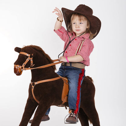 Cowgirl Silicone Bracelets Western Party Bracelets Colored Stretch Wristbands for Western Themed Birthday Halloween Party Supplies, 6 Different Patterns