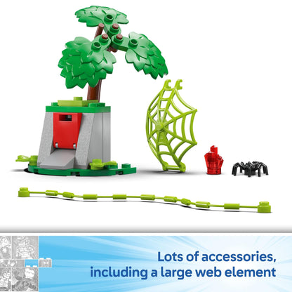 LEGO Marvel Spidey and His Amazing Friends Spin and Electro Dinosaur Vehicle Chase - Car and Motorcycle Preschool Building Toy for Kids, Boys and Girls, Ages 4+ - Gift Idea for Birthdays - 11198