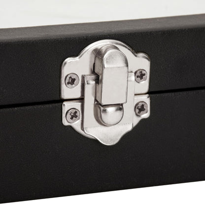 Juvale Insect Display Case - 8 x 6 x 1.8 in, Black - Glass Top & Removable Foam Pinning Board - Bug Display Box & Specimen Case for Butterflies, Moths & Other Insects