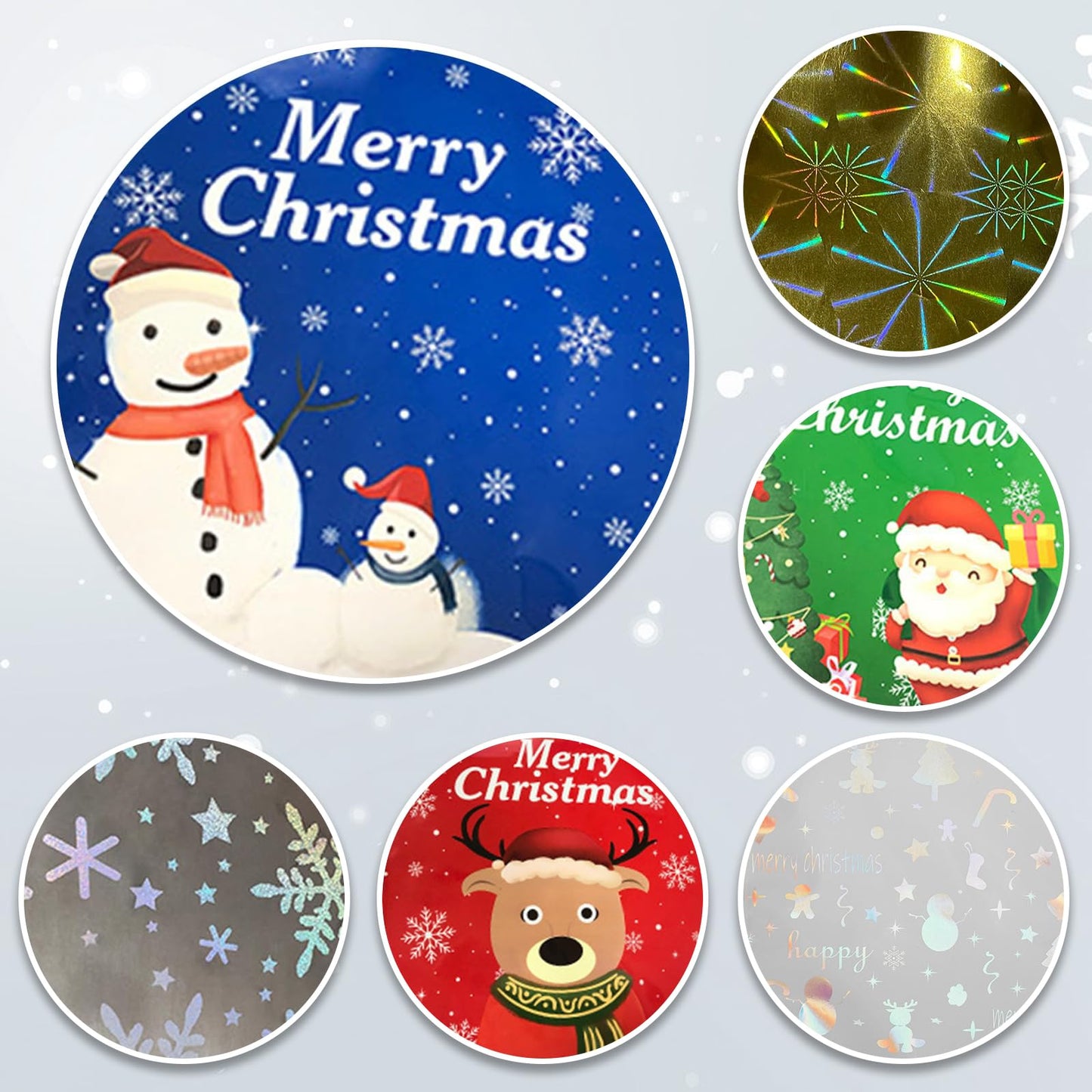 Christmas Gift Bags-41 PCS For Holiday Gift Assorted Sizes Bulk (Large Medium Small)