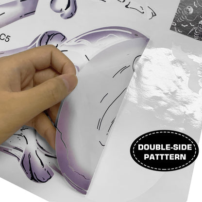 140PCS Halloween Window Clings Decor for Halloween Decorations, Double Side Window Stickers Removable Glass Decals for Party Decorations Indoor