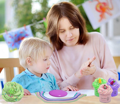 54 Pack Butter Slime Toy kit, Super Soft and Non-Sticky,Very Suitable Birthday Gifts for Boys and Gir,Party Favors,Stress Relief Toys,Easter Filling Stuffers.