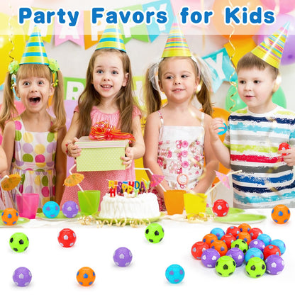 96PCS Fidget Spinner Soccer Balls Sports Birthday Party Favors Bulk for Kids 4-8 8-12 Halloween Goodie Treat Bag Stuffers Classroom Treasure Box Toys Carnival Prizes Pinata Fillers Mini Return Gifts