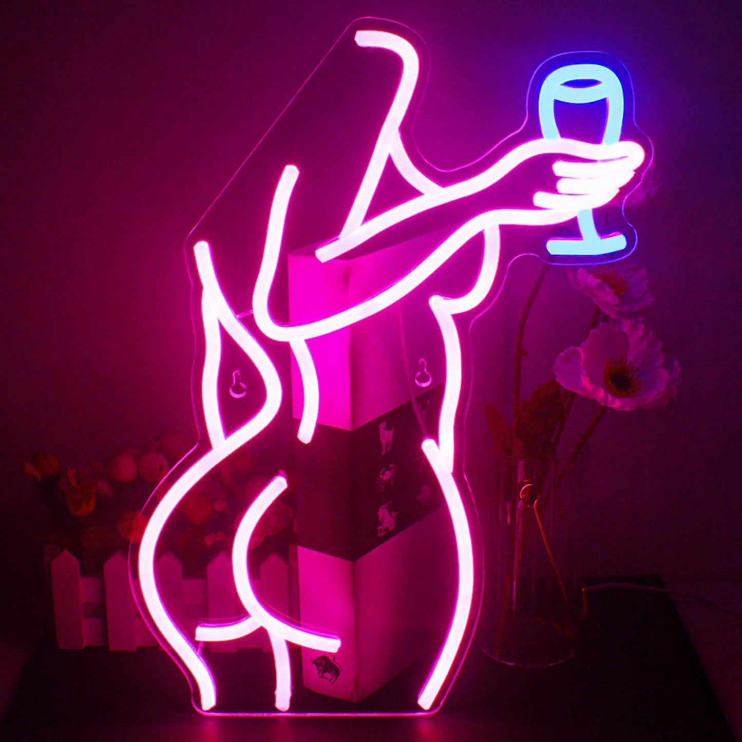 This Must Be The Place Neon Sign Warm White Letter Led Signs for Wall Decor Usb Word Light Up Signs for Bedroom Salon Man Cave Beer Home Bar Wedding Birthday Party Decor Gifts