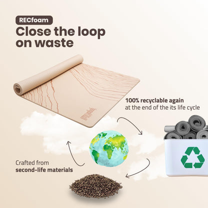 Large Yoga Mat (6'x4') – 1/4" & 1/2" Thick Exercise Mats for Home Workout, Extra Wide Workout Mats for Home Gym, Yoga, Pilates, Stretching, Floor & More