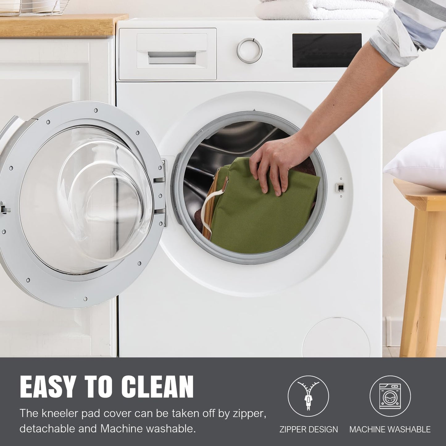 Large Knee Mat-Gardening Kneeler Pad-Thick Garden Sitting or Kneeling Pad Cushion-Construction Knees Support Board of Working,Repairing-Floor Knees Mat for Prayer,Fitness,Yoga,Gym & Pilates-Green