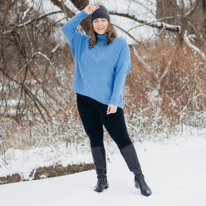 FULLSOFT 2 Pack Plus Size Fleece Lined Leggings with Pockets for Women - High Waist Stretchy 1X-4X Yoga Pants - Thermal Leggings for Winter Workout Running(2XL-Black,Grey)