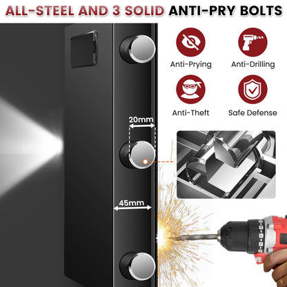 3.5 Cu ft Large Fireproof Safe, Safe Box Fireproof Waterproof, Digital Security Home Safes With Programmable Keypad & Removable Shelf, Fire Proof Safes for Home Document Money Firearm Valuables