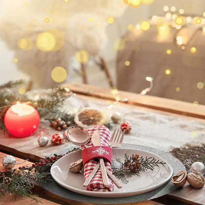 Datyiiha 50 Pieces Silver Glitter Paper Place Mats Sparkle 14'' Round Disposable Table Mats Silver Sequin Doilies Decorative Placemats for Wedding Banquet Party Home Dining Tableware