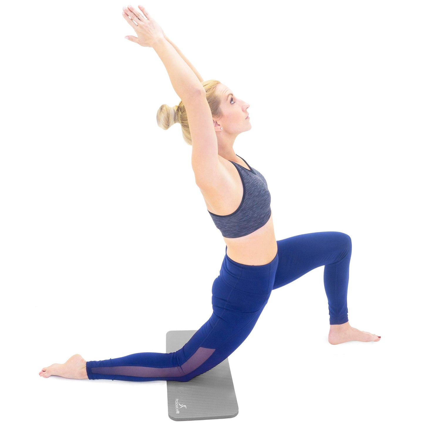 ProsourceFit Extra Thick Yoga Knee Pad and Elbow Cushion 15mm (5/8”) Fits Standard Mats for Pain Free Joints in Yoga, Pilates, Floor Workouts