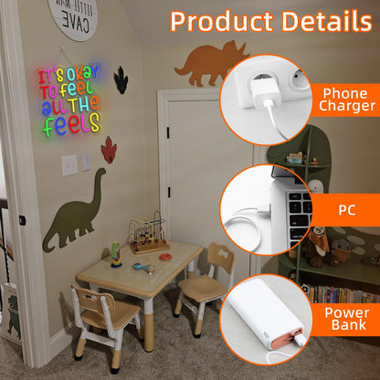 This Must Be The Place Neon Sign Warm White Letter Led Signs for Wall Decor Usb Word Light Up Signs for Bedroom Salon Man Cave Beer Home Bar Wedding Birthday Party Decor Gifts