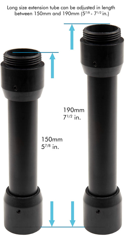 Flight Stick Grip Extension Kit Configuration #7 Compatible with Thrustmaster Warthog, F-16C Viper HOTAS, F/A 18, VirPil, WinWing and Moza AB9 Flight Sticks And Bases