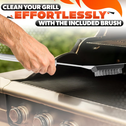 Grilling Accessories (27-Piece) – All in One BBQ Accessories Grill Tool Set Stainless Steel Barbeque, Organized Storage – 27 Essential Tools for Effortless Cooking, Camping & Backyard Barbeque