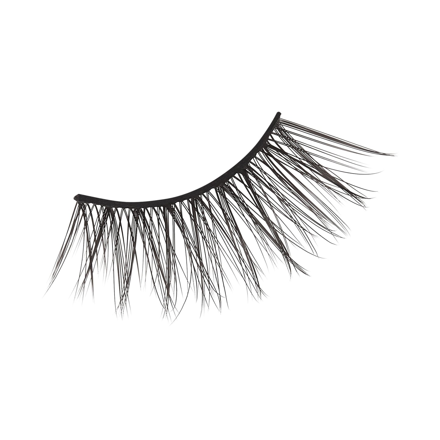 KISS Magnetic Eyeliner & Lash Kit, Tempt, 1 Pair of Synthetic False Eyelashes With 5 Double Strength Magnets and Smudge Proof, Biotin Infused Black Magnetic Eyeliner with Precision Tip Brush