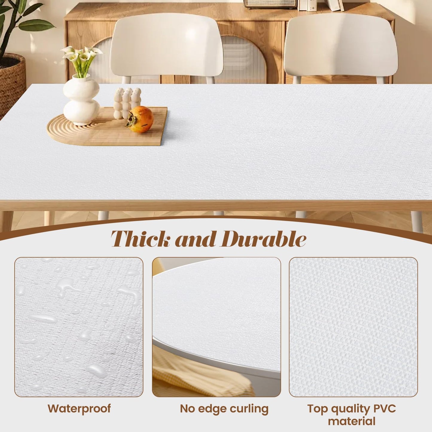 Drawer Shelf Liner for Kitchen Cabinets, Non Adhesive Slip Resistant Shelf Paper Easy to Clean, Strong Grip Thickened Waterproof Washable Mats for Pantry Shelves Cupboard Dresser(White, 12 in x 10 FT)