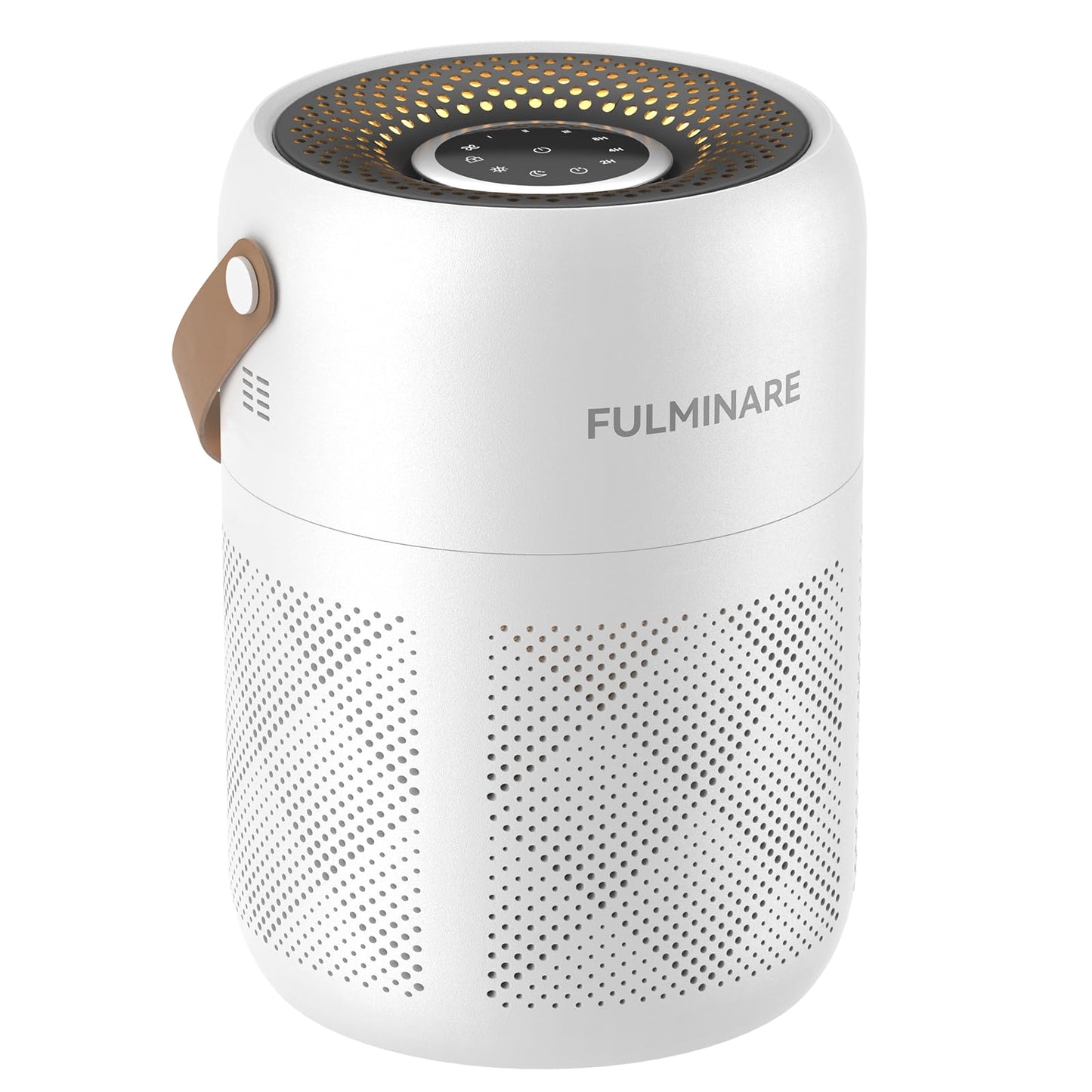 FULMINARE Air Purifiers for Bedroom, H13 True HEPA Air Purifiers for Home, Pets, Office, Quiet Small Air Filters with Timer Sleep Mode Speeds Control Night Light