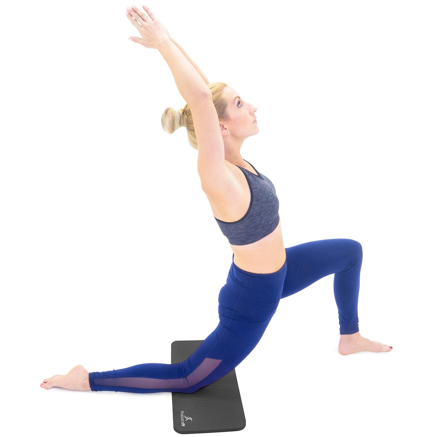 ProsourceFit Extra Thick Yoga Knee Pad and Elbow Cushion 15mm (5/8”) Fits Standard Mats for Pain Free Joints in Yoga, Pilates, Floor Workouts