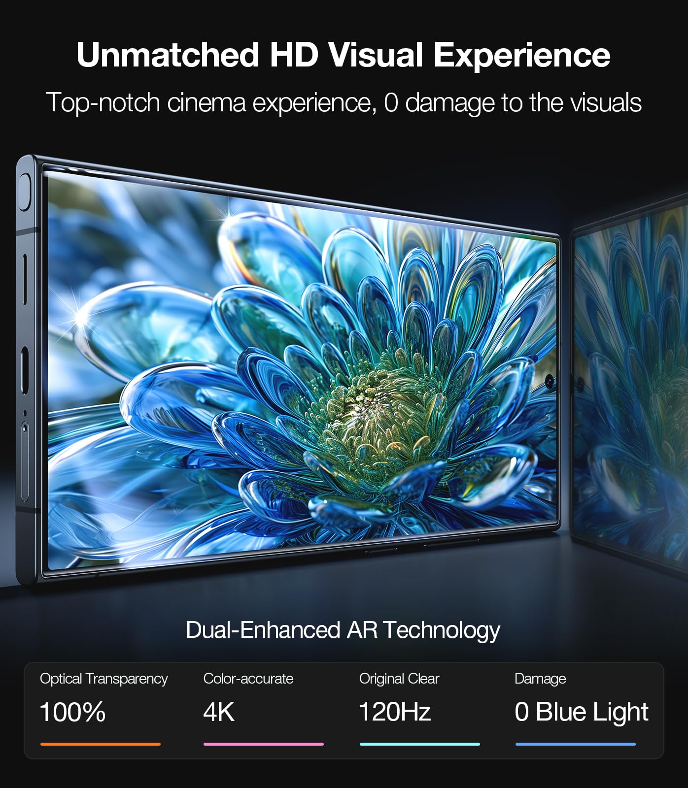 TORRAS Top-Notch Aerospace Glass for Samsung Galaxy S24 Ultra Screen Protector [12Ft Military-Grade Shatterproof] Anti-Scratch Tempered Glass Full Coverage Fit Screen Protector S24 Ultra 6.8" 2-Pack