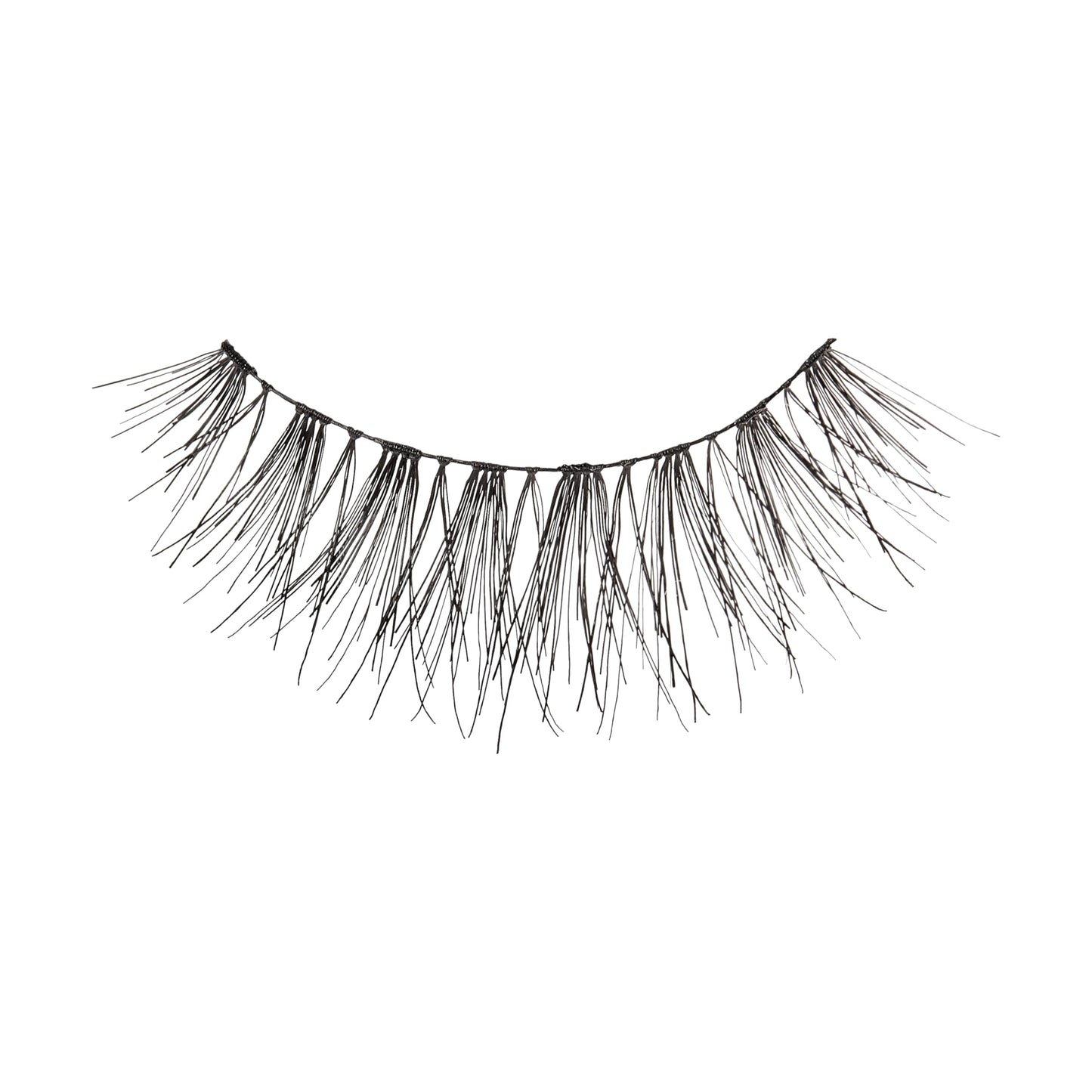 KISS Magnetic Lashes, Tempt, 1 Pair Synthetic False Eyelashes With 5 Double Strength Magnets, Wind Resistant, Dermatologist Tested Fake Lashes Last Up To 16 Hours, Reusable Up To 15 Times Black