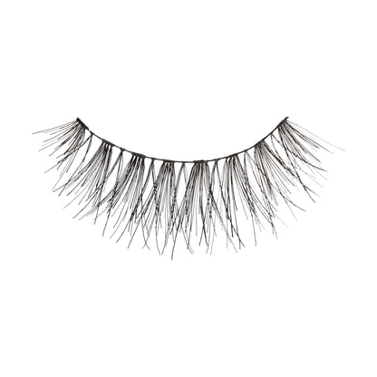 KISS Magnetic Lashes, Tempt, 1 Pair Synthetic False Eyelashes With 5 Double Strength Magnets, Wind Resistant, Dermatologist Tested Fake Lashes Last Up To 16 Hours, Reusable Up To 15 Times Black