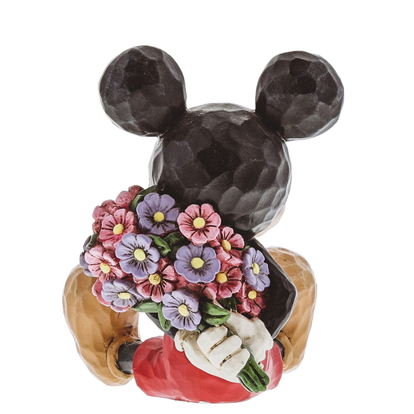 Disney Traditions by Jim Shore Mini Mickey Mouse Personality Pose Stone Resin Figurine, 2.75”