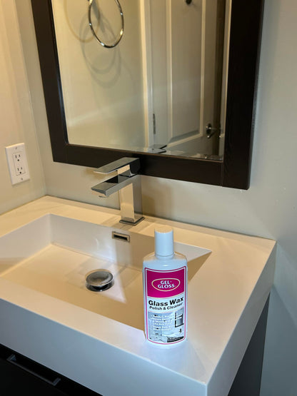 Gel-Gloss No Streek Glass Wax Polish, 8 Fluid Ounces