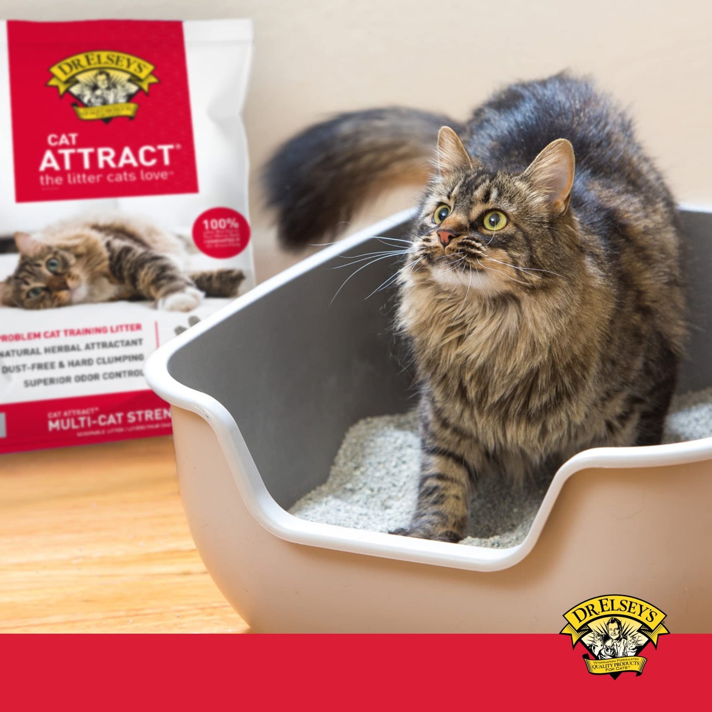 Dr. Elsey's® Cat Attract® Clumping Clay Cat Litter 18-lb. Bag