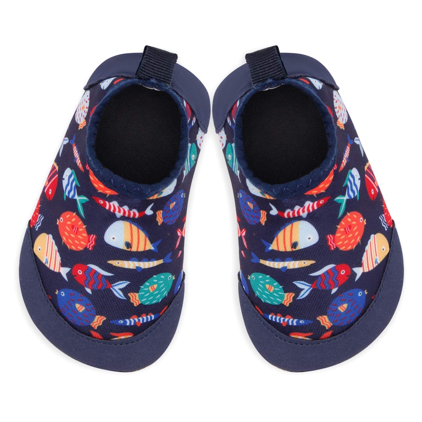 L-RUN Toddler Walking Shoes Barefoot Skin Aqua Socks Navy 0-6 Months=EU15-16